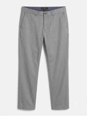 Banana Republic Gray Aiden Slim Chino Pants Tailored Fit 34x32